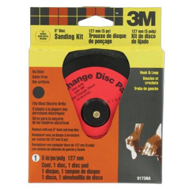 3M 9173DC-NA 5" Hook and Loop Sanding Kit