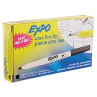 EXPO Low-Odor Dry-Erase Marker, Ultra Fine Point, Black