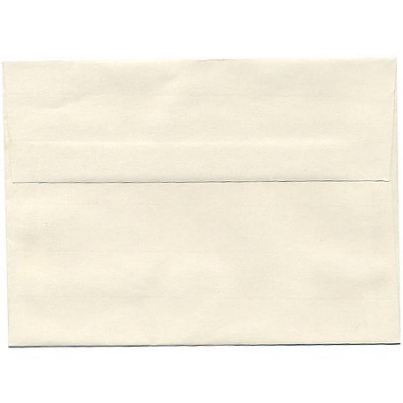 A7 (5 1/4" x 7-1/4") Strathmore Paper Invitation Envelope, Natural White Laid, 25pk