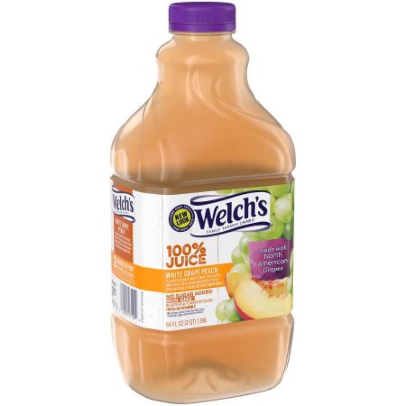 Welch&#039;s 100% Juice White Grape Peach, 64.0 FL OZ