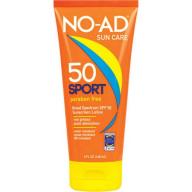 NO-AD Sun Care Sport Sunscreen Lotion, SPF 50, 5 fl oz