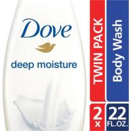 Dove Deep Moisture Body Wash, 22 oz, Twin Pack