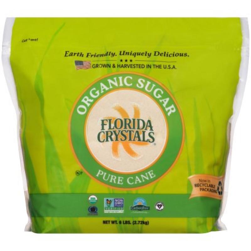 Florida Crystals Organic Pure Cane Sugar, 6 lbs