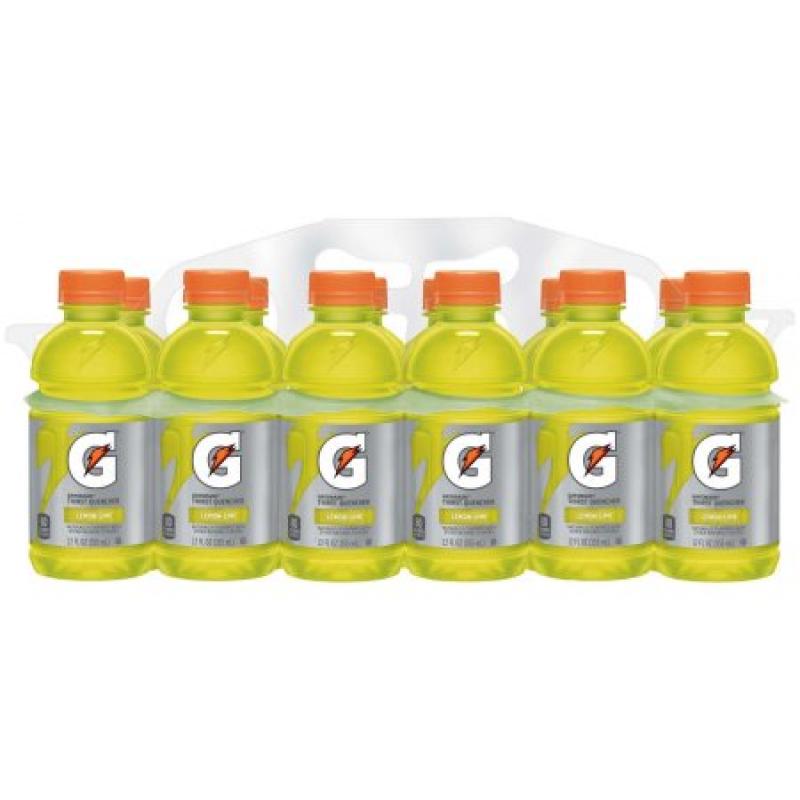 Gatorade Thirst Quencher Sports Drink, Lemon-Lime, 12 Fl Oz, 12 Count
