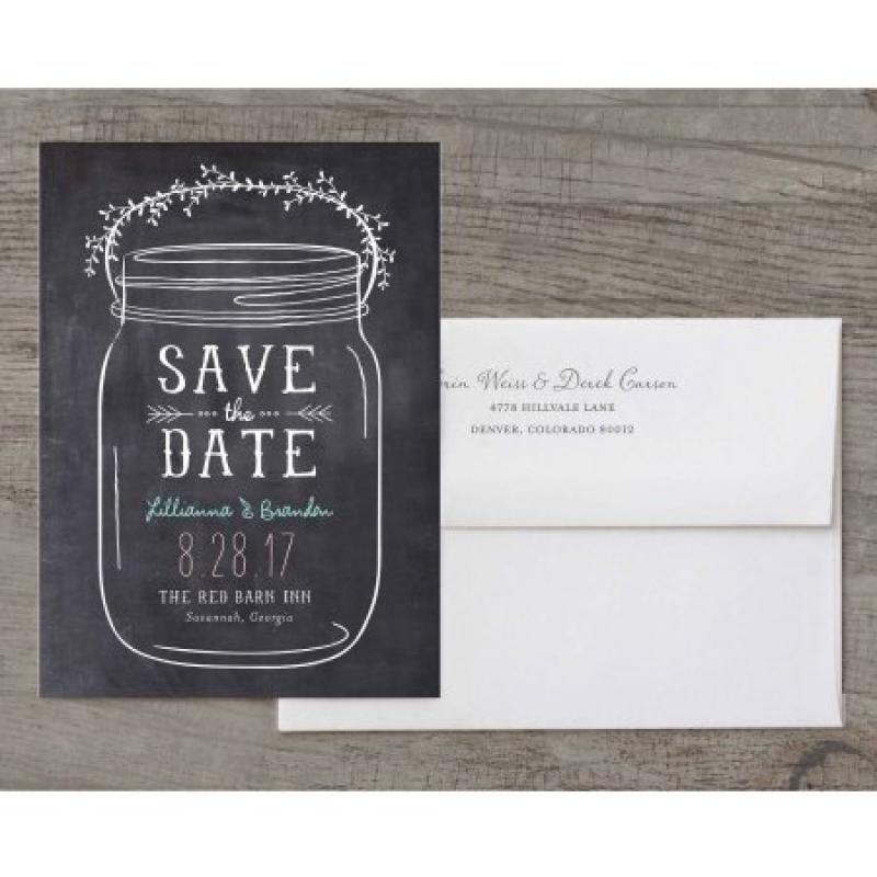 Mason Jar Deluxe Save the Date