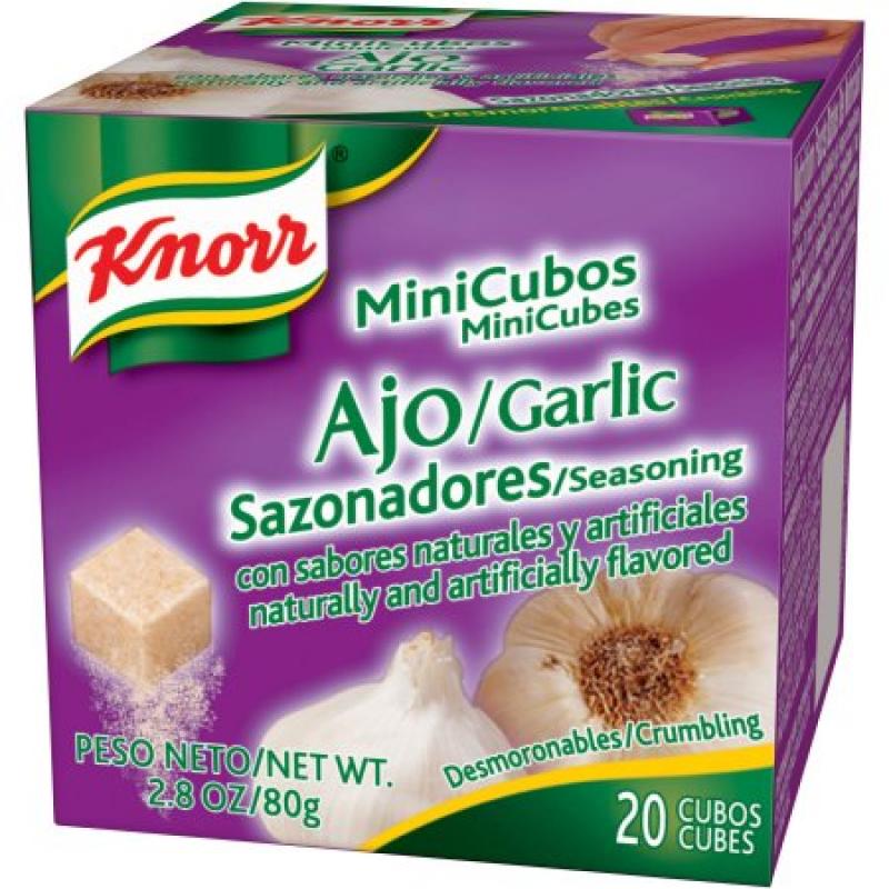 Knorr MiniCube Garlic Cube Bouillon, 20 count