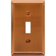 Elumina Traditional Steel Wall Plate, Antique Copper