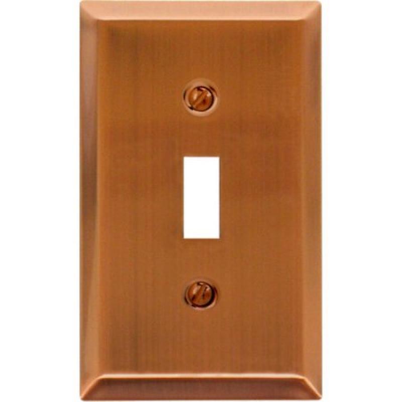 Elumina Traditional Steel Wall Plate, Antique Copper