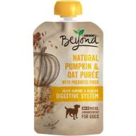 Purina Beyond Natural Pumpkin & Oatmeal Purée with Prebiotic Fiber Mix in Meal Enhancement for Dogs 3.2 oz. Pouch