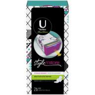 U by Kotex CleanWear Ultra Thin Heavy Flow Pads with Wings, Unscented