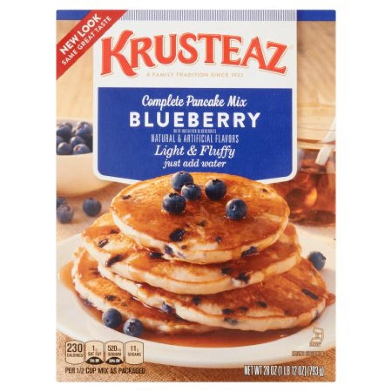 Krusteaz Complete Pancake Mix Blueberry, 28.0 OZ