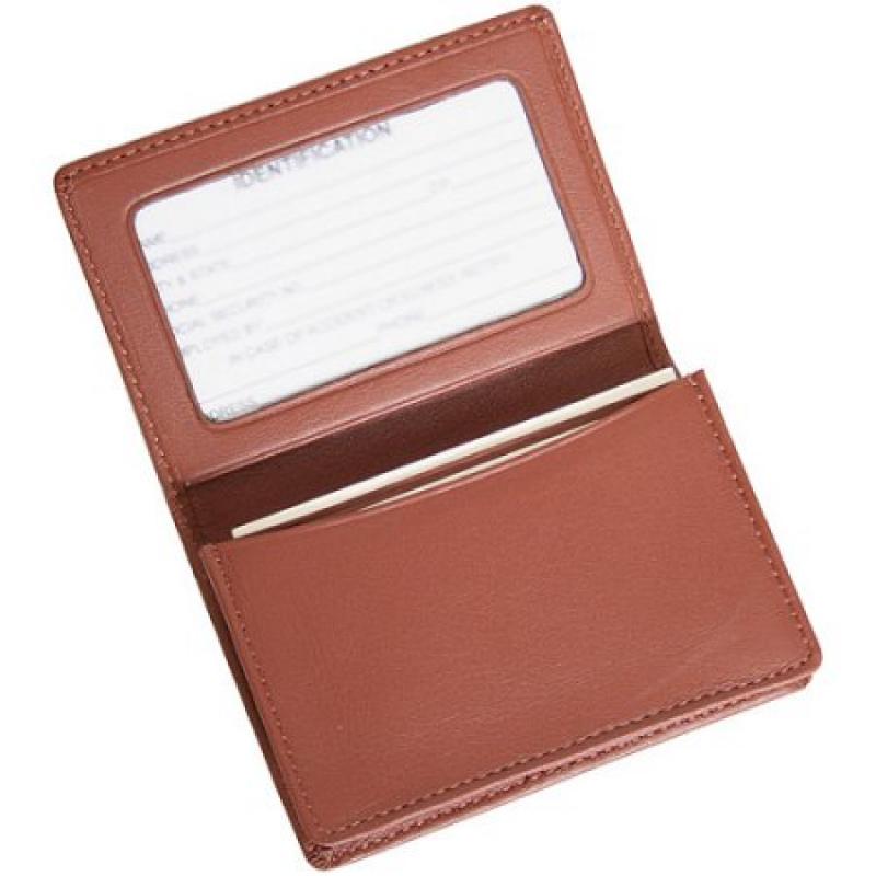 Royce Leather Business Card Case Holder in Genuine Leather