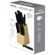 15-Piece Knife Set with Wood Block