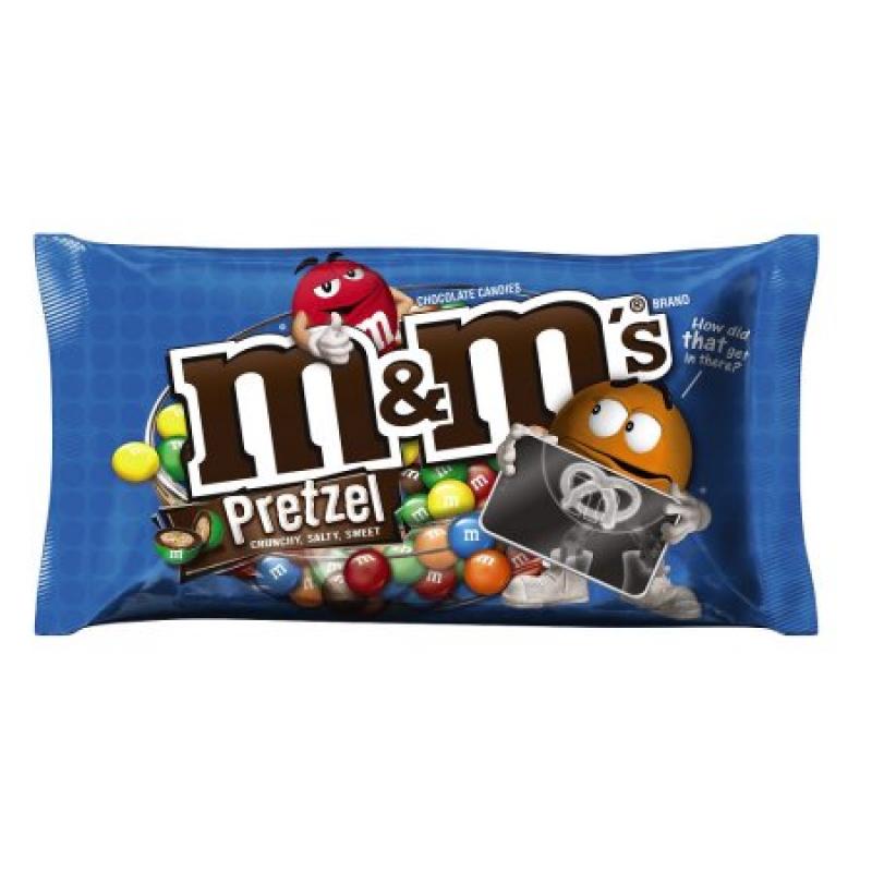 M&M&#039;S Pretzel Chocolate Candy Bag, 9.9 oz