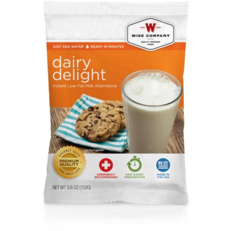 Wise Company Dairy Delight Instant Low-Fat Milk Alternative, 3.6 oz