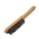 WIRE BRUSH/WOOD HDL W/SCRA