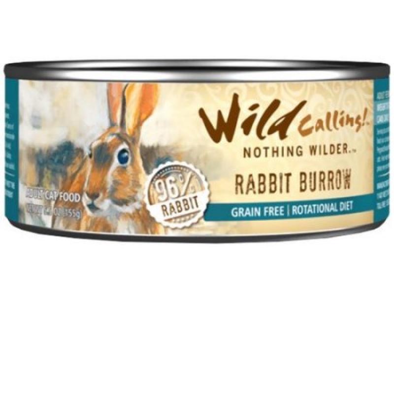 Wild Calling Rabbit Burrow Canned Cat Food, 5.5 oz