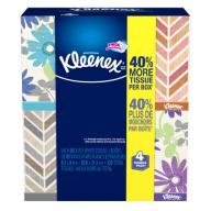Kleenex Everyday Tissues, 80 Tissues per Upright Box, Pack of 4