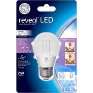 GE Reveal 40W Equivalent (Uses 3.2W) Clear A15 Ceiling Fan LED Bulb, 1-Pack