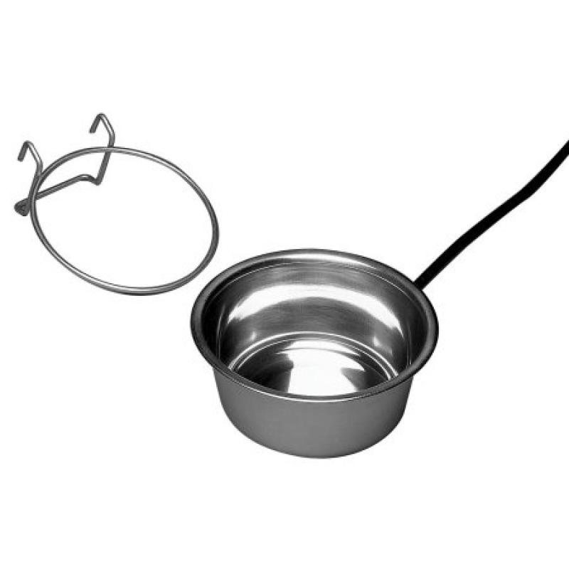 Allied Precision 90 1 qt Stainless Steel Heated Pet Bowl with Hutch Mount
