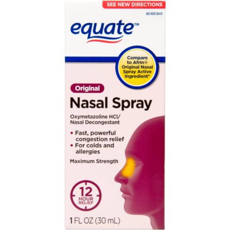Equate Nasal Spray 12hr, 1 oz