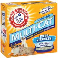 Arm & Hammer: Multi-Cat Extra Strength Unscented Cat Litter, 20 Lb