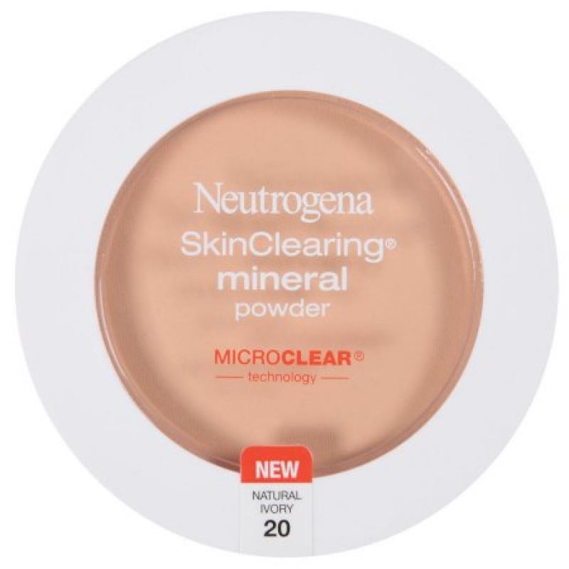 Neutrogena Skinclearing Mineral Powder, Natural Ivory 20, .38 Oz