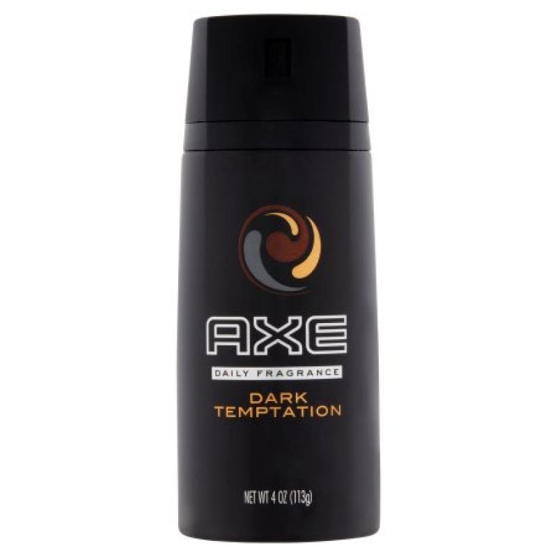 AXE Dark Temptation Body Spray for Men, 4 oz