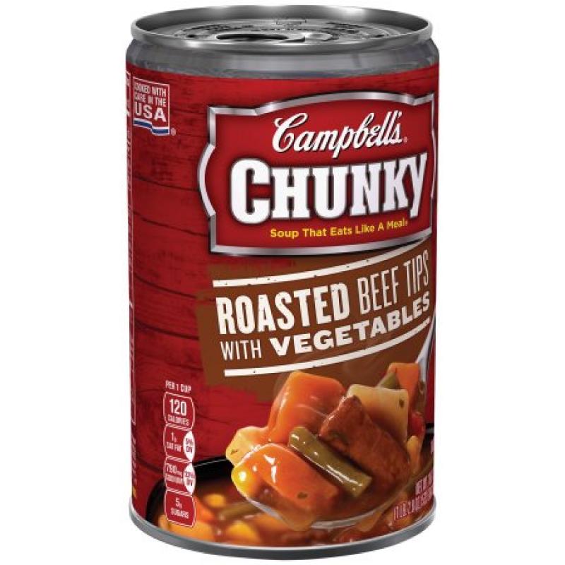 Campbell&#039;s Chunky Roasted Beef Tips with Vegetables Soup 18.8oz