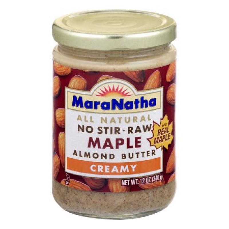 MaraNatha Raw Maple Almond Butter, 12 oz