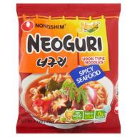 Nongshim Neoguri Spicy Seafood Udon Type Noodles, 4.2 oz, 10 count