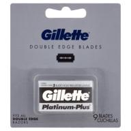 Gillette Platinum-Plus Double Edge Blades, 9 count