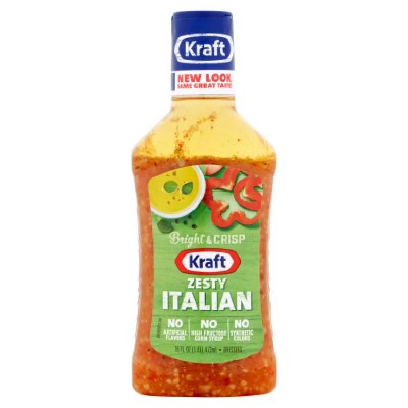 Kraft Salad Dressing Zesty Italian, 16 FL OZ (473ml)