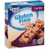 Great Value Gluten Free Trail Mix Granola Bars, 1 oz, 5 count