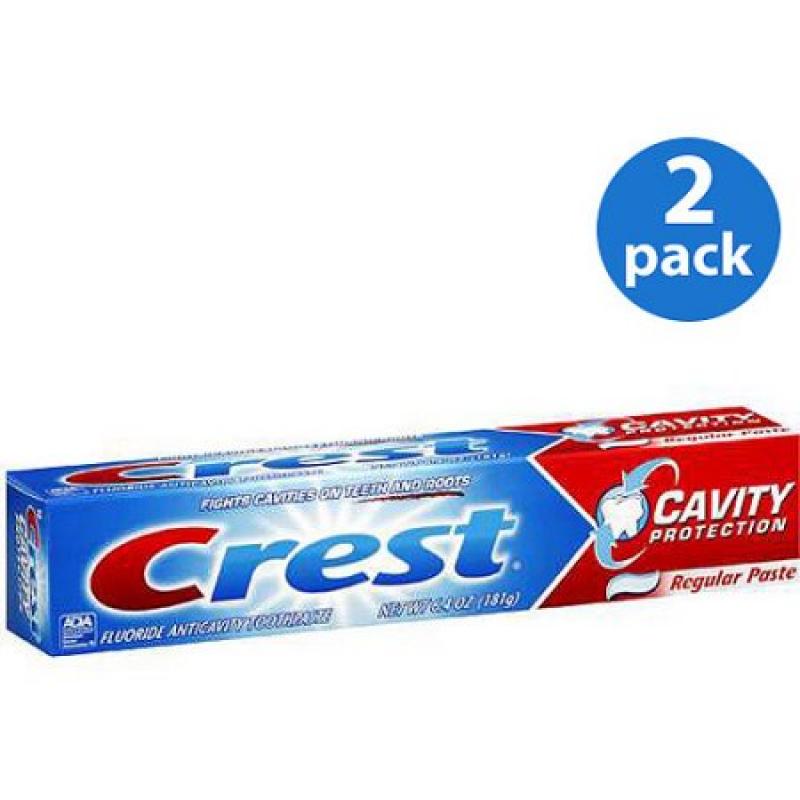 Crest Cavity Protection Toothpaste, 6.4 oz (Pack of 2)