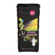 U by Kotex Fitness Ultra Thin Pads with Wings, Heavy Absorbency, Unscented (Choose Count)