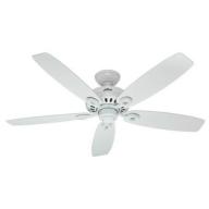 Hunter 54108 Markham 52 in. Casual Snow White Indoor Ceiling Fan