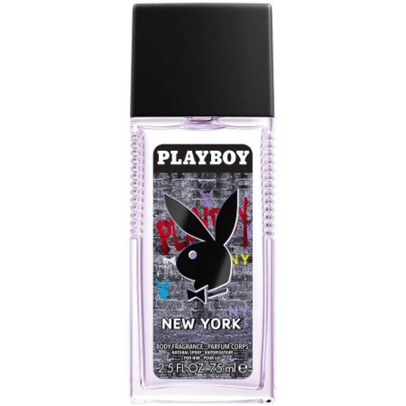 Playboy New York for Him Body Fragrance Natural Spray, 2.5 fl oz