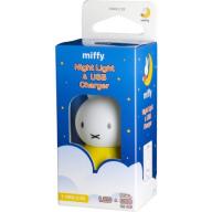 Miffy Mini Miffy Night Light with 2 USB Plugs, Yellow