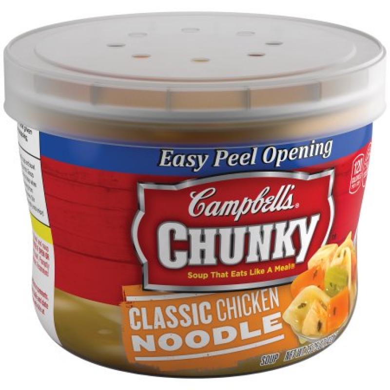 Campbell&#039;s Chunky Classic Chicken Noodle Soup 15.25oz Bowl