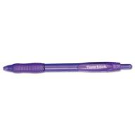 Paper Mate Profile Ballpoint Retractable Pens, Purple, 12pk