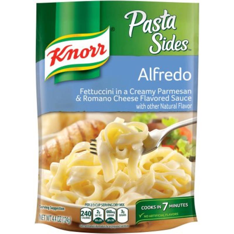 Knorr Pasta Sides Fettuccini In A Creamy Parmesan & Romano Cheese Sauce, 4.4 Oz