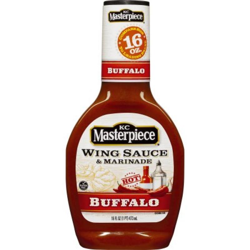 KC Masterpiece Buffalo Wing Sauce & Marinade, 16 Ounces