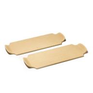 Brick Oven Direct To Flame Set Of 2 Flatbread Grilling Stones