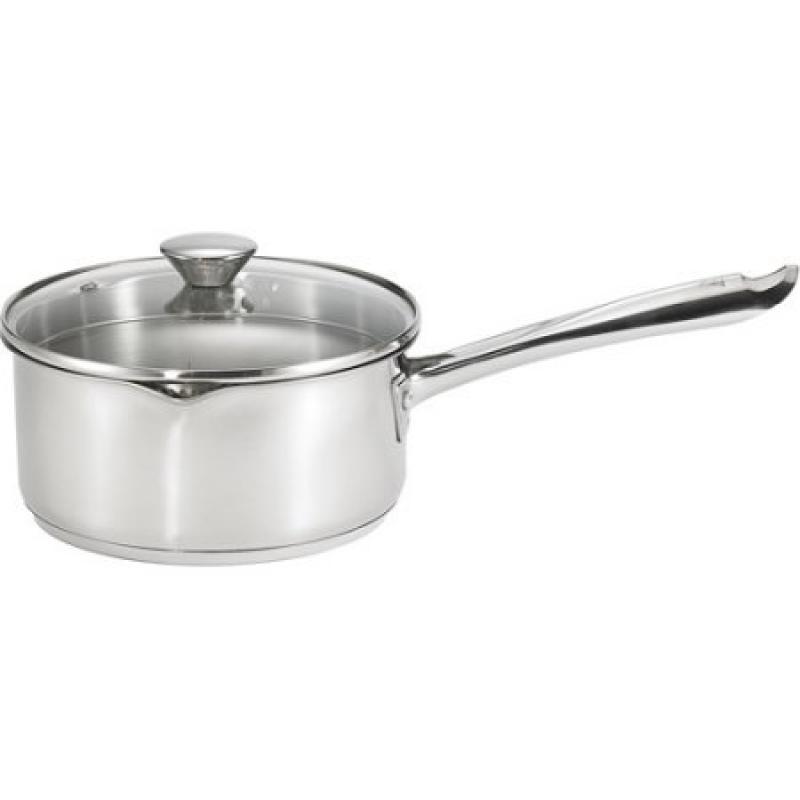 WearEver Cook and Strain 3-qt Stainless Steel Saucepan