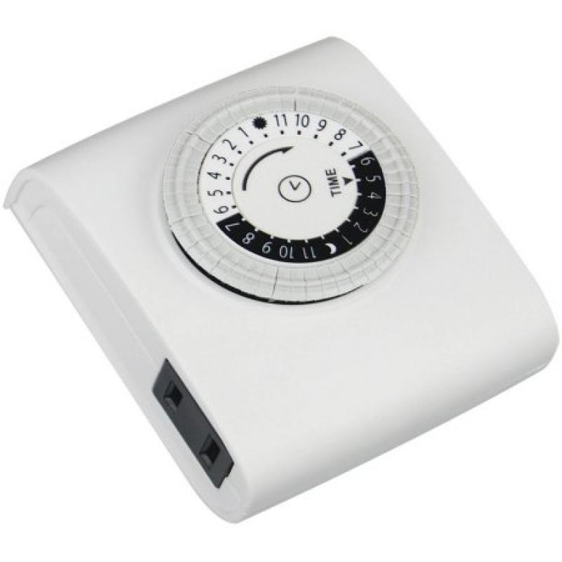 Indoor Mechanical Timer with 1 Polarized Outlet
