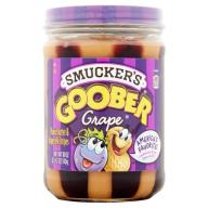 Smucker&#039;s Grape Stripes Goober Peanut Butter & Jelly, 18 oz