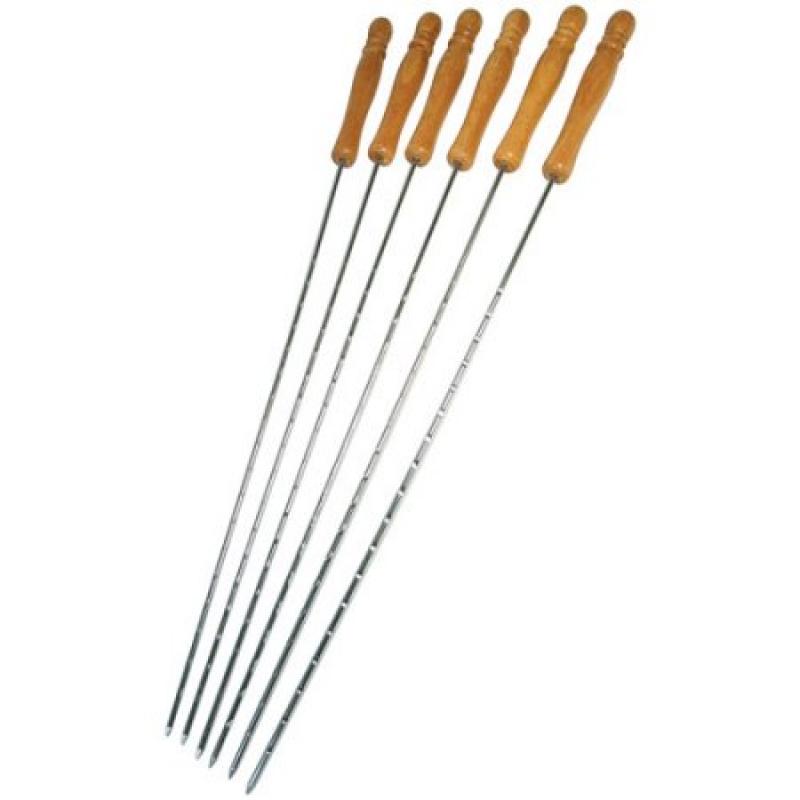 Onward Grill Pro 40538 6 Piece 22" Chrome Deluxe Skewers