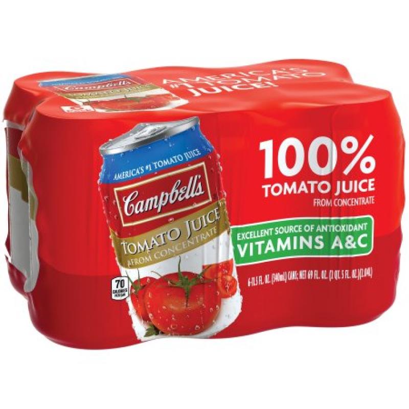 Campbell&#039;s Tomato Juice, 11.5 Fl Oz, 6 Ct