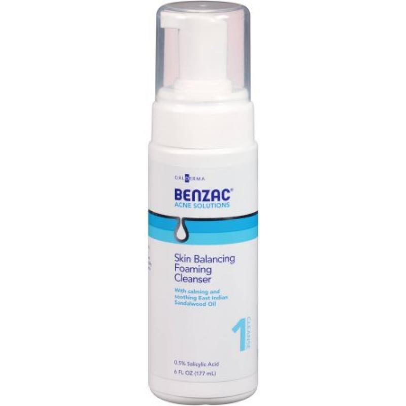 Benzac Acne Solutions Skin Balancing Foaming Cleanser, 6 fl oz